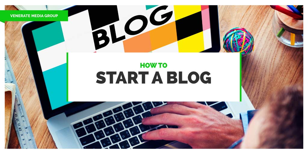 Featured image for an article called How To Start a Blog